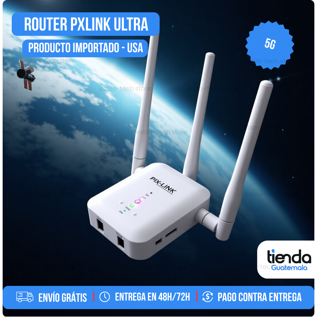 ROUTER STAR PXLINK ULTRA WIFI 5G - SIN MENSUALIDADES - [PRODUCTO IMPORTADO U.S.A]